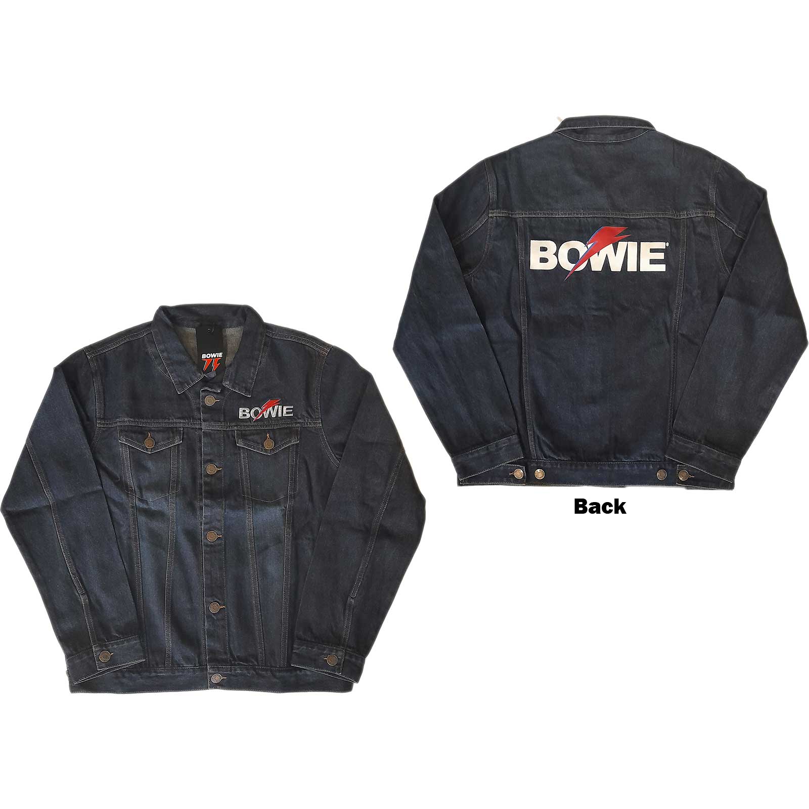 Image of David Bowie  - Denim Jacket Rock Off